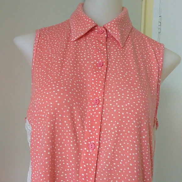 XHILARATION BUTTON-UP . BLOUSE. - Picture 4 of 8